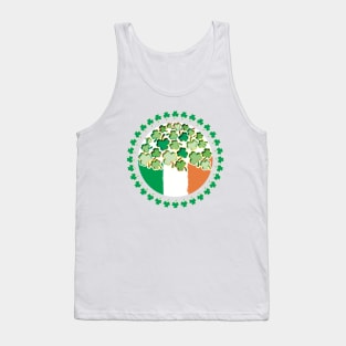 Saint Patrick’s Day Shamrocks - Ireland Colors Tank Top